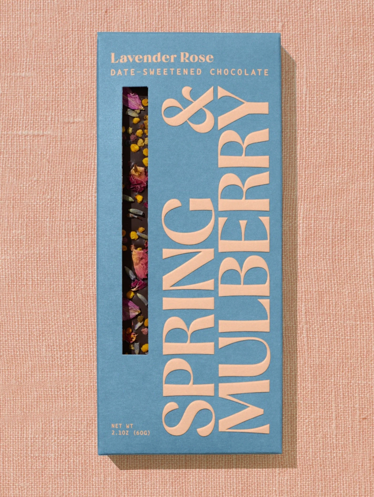Spring & Mulberry Lavender Bee Pollen Rose Petal Chocolate