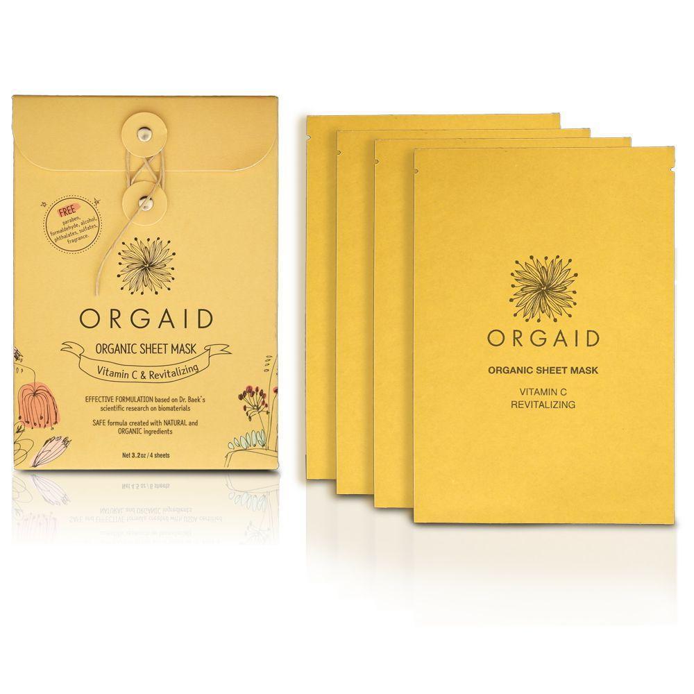 Vitamin C & Revitalizing Organic Sheet Mask Pack (4)